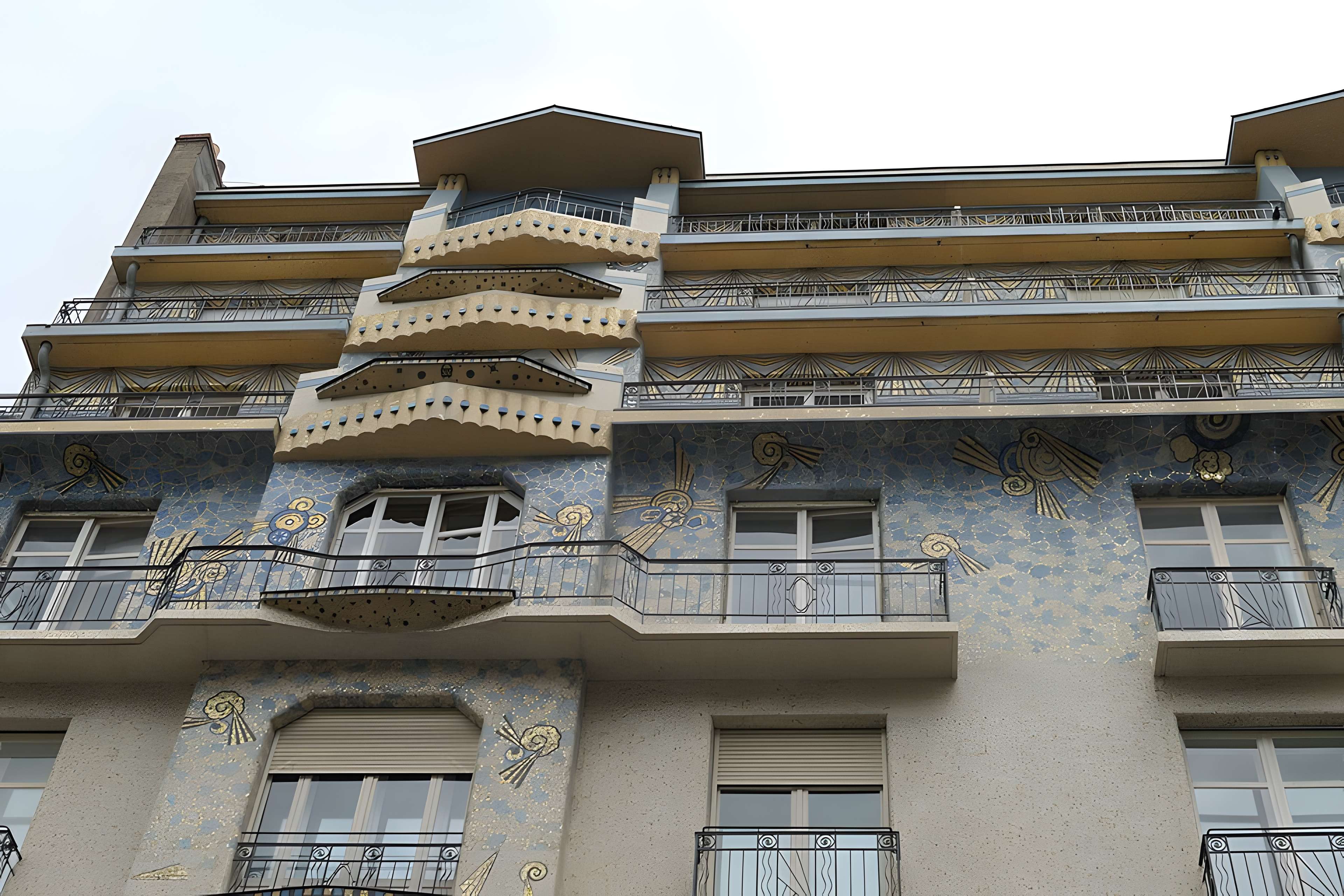 Maison bleue à Angers