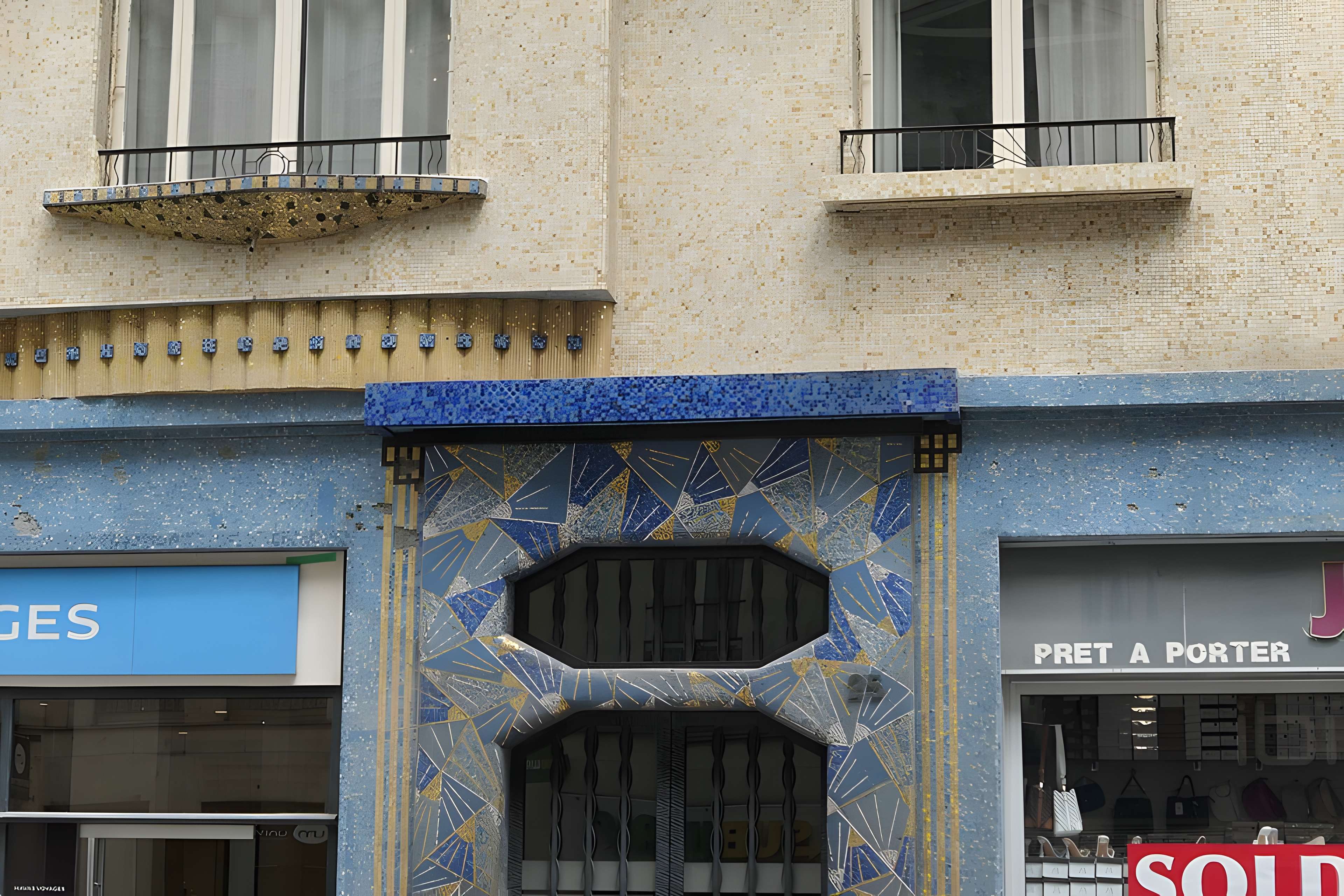 Maison bleue à Angers