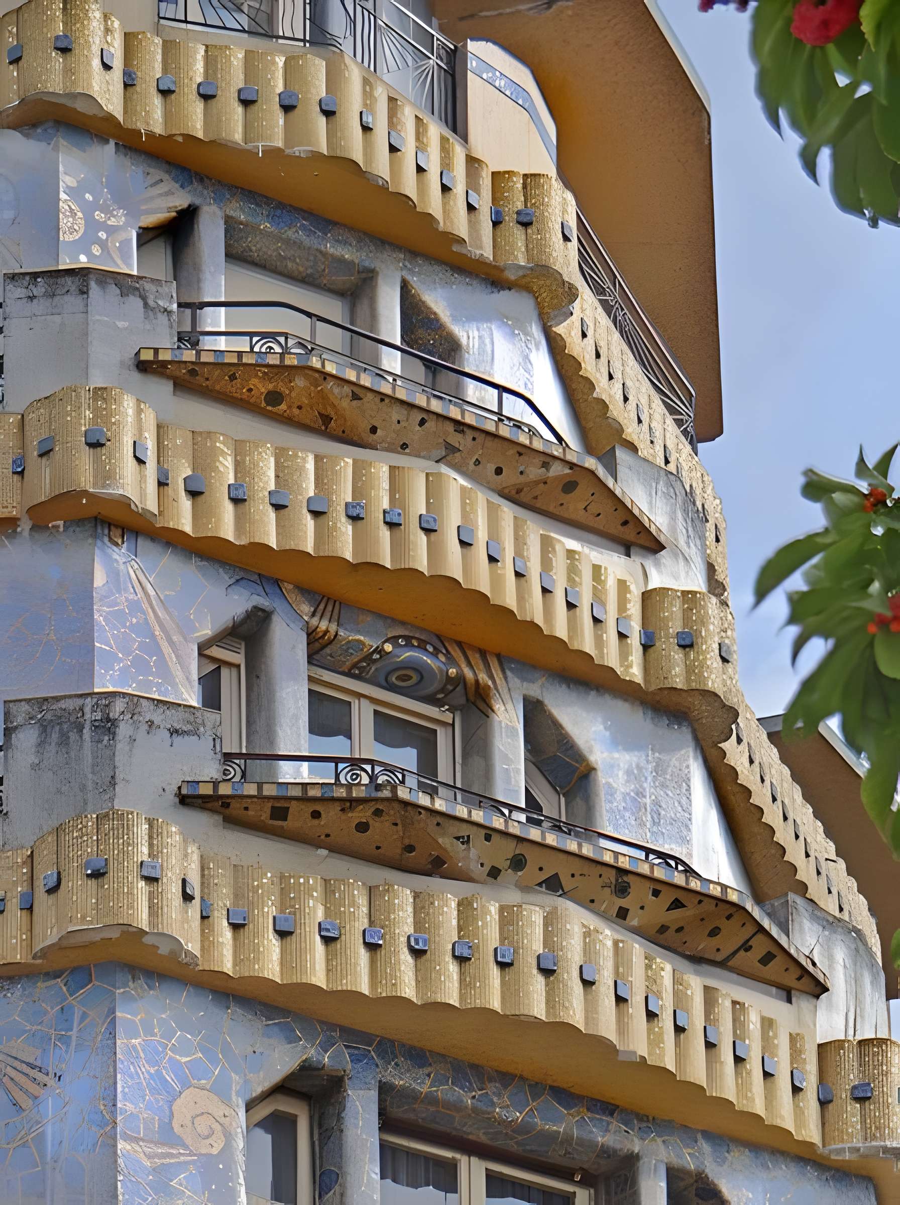Maison bleue à Angers