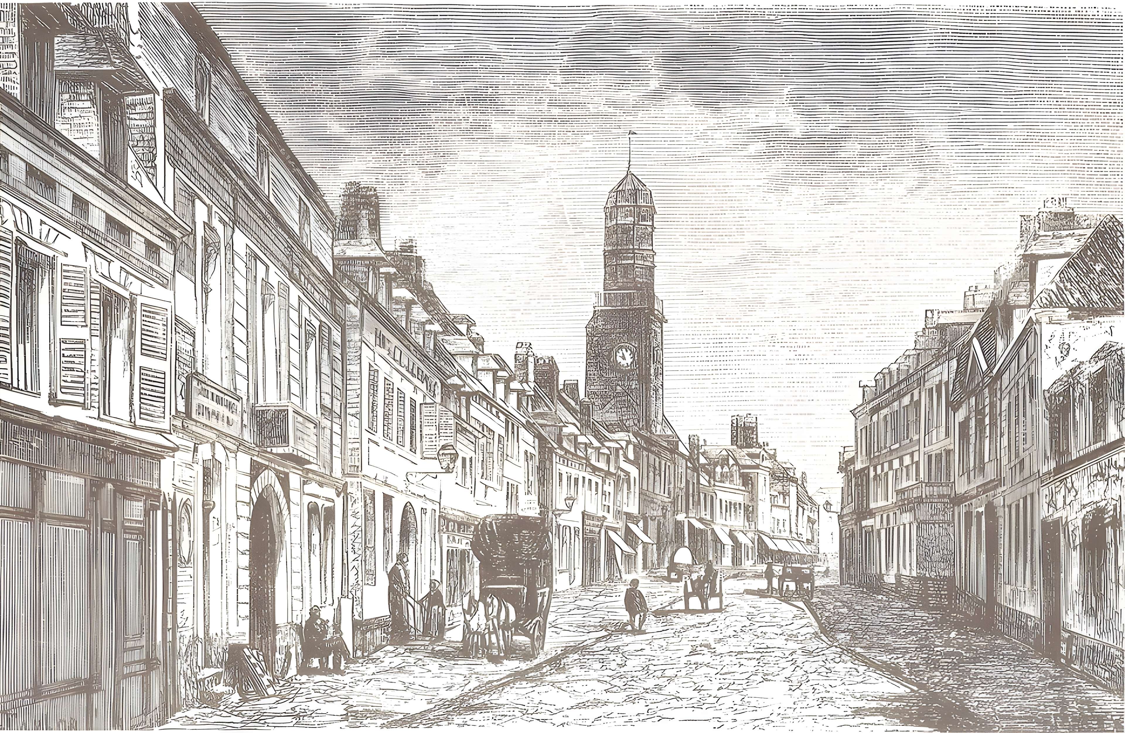 Maison communale à Doullens