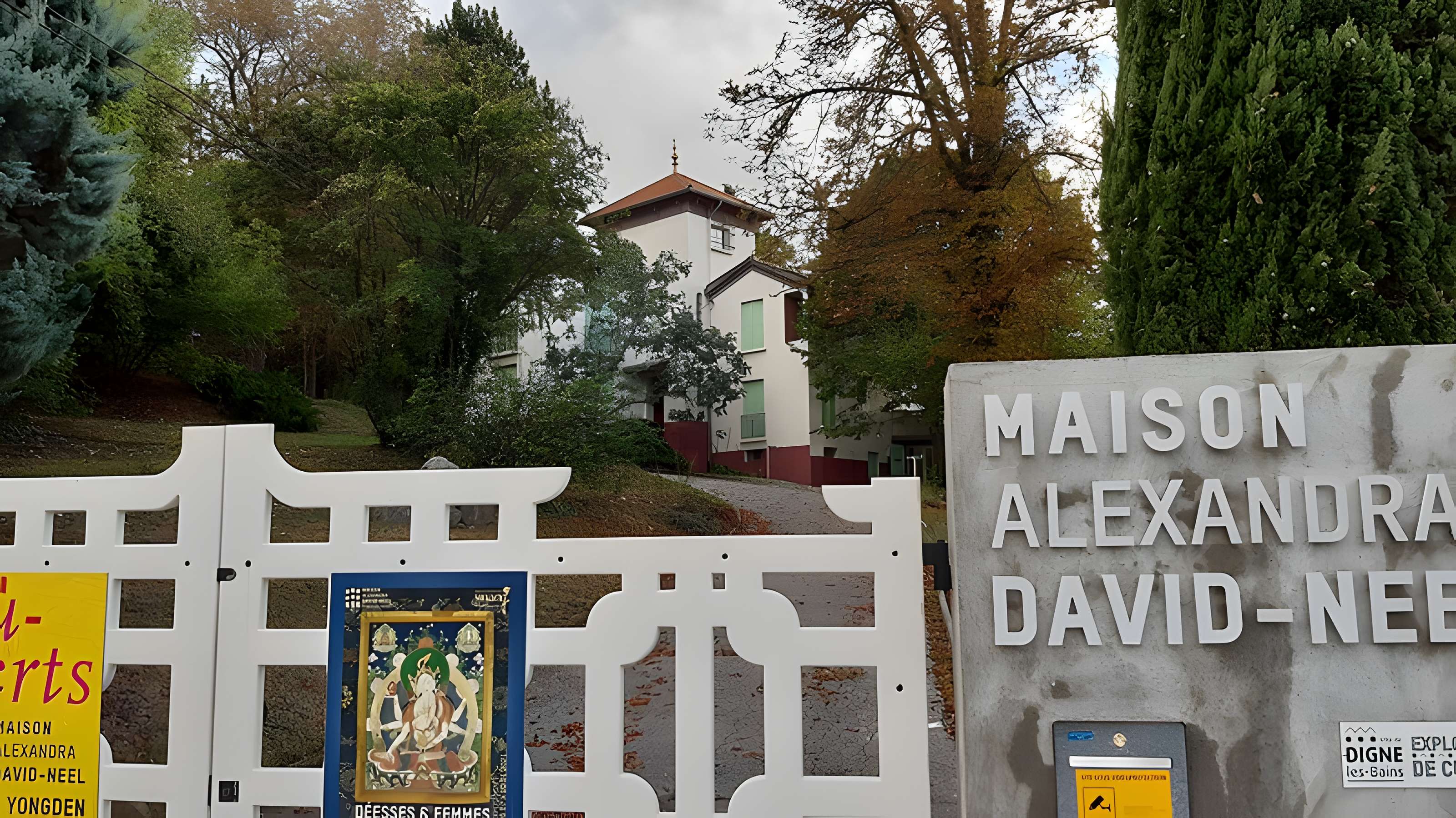 Maison d'Alexandra David-Neel du nom tibétain de Samten Dzong (maison de la réflexion)