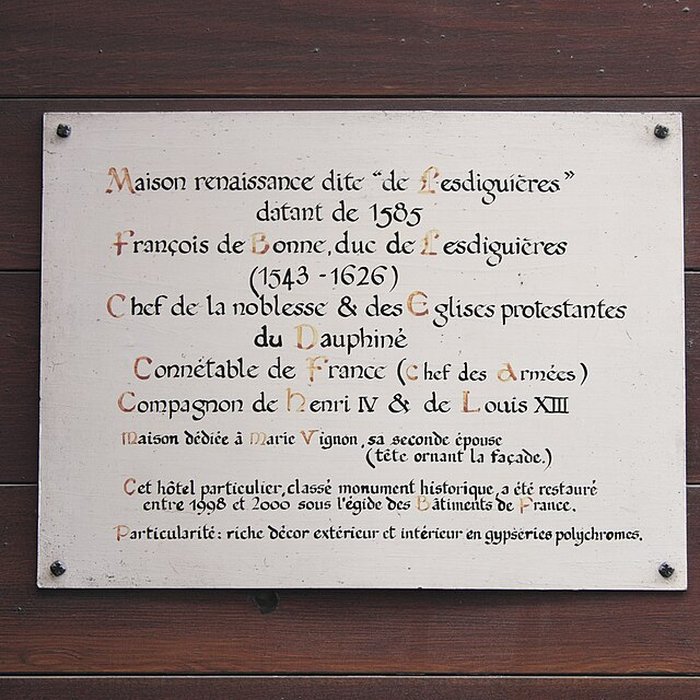 Photo de Maison de Lesdiguières à Serres