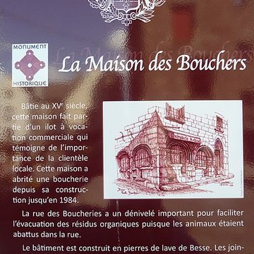 Maison des Boucheries à Besse-et-Saint-Anastaise