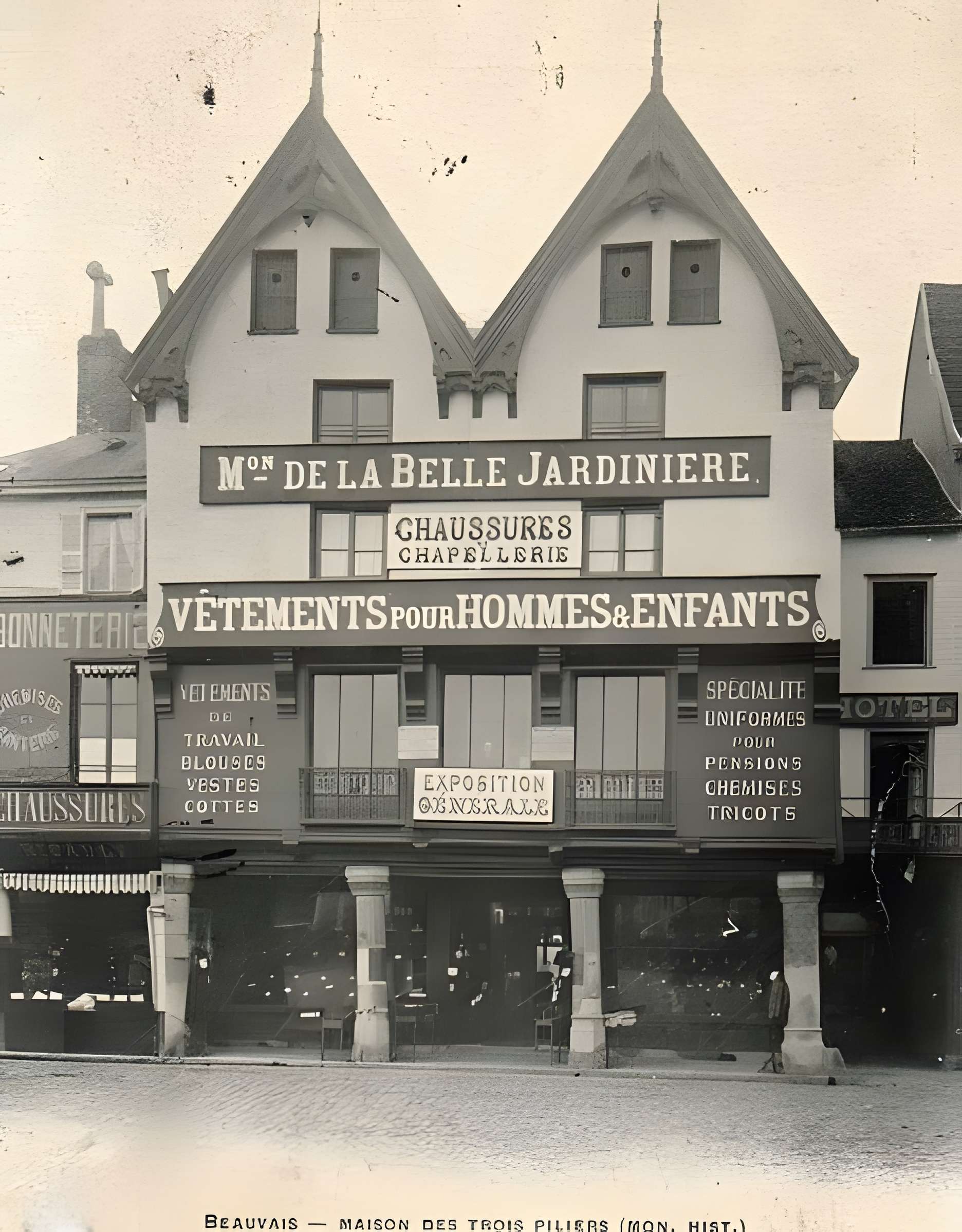Maison des Trois Piliers à Beauvais 