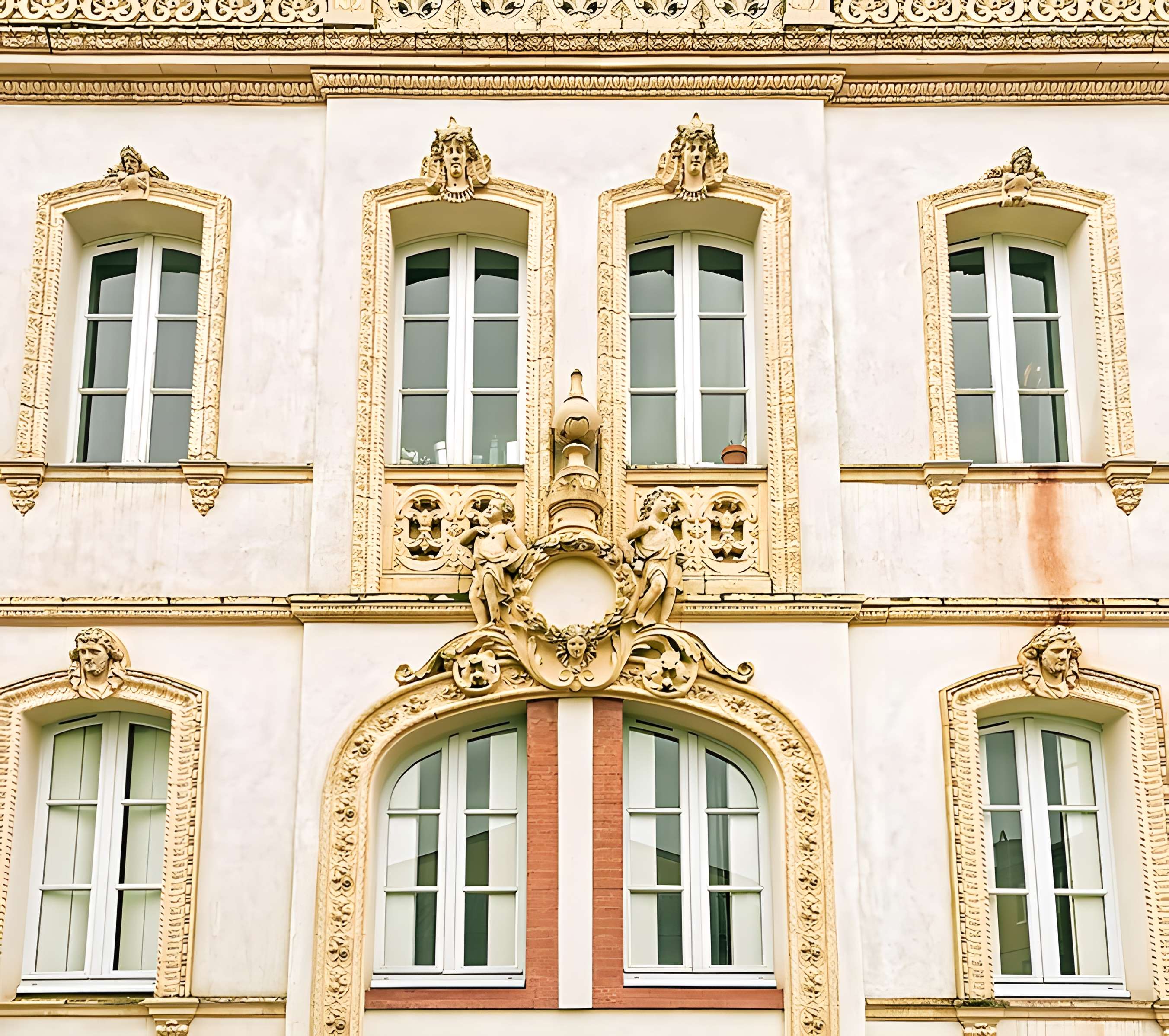 Maison en terre cuite de Virebent à Toulouse 