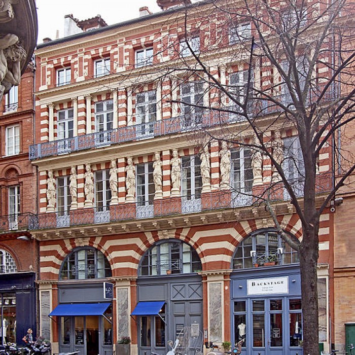 Photo de Maison en terre cuite de Virebent, Rue des Marchands à Toulouse