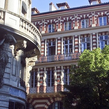 Maison en terre cuite de Virebent, Rue des Marchands à Toulouse 