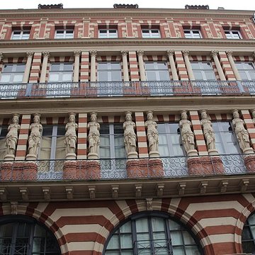 Maison en terre cuite de Virebent, Rue des Marchands à Toulouse 