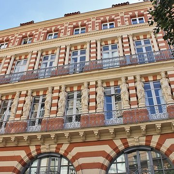 Maison en terre cuite de Virebent, Rue des Marchands à Toulouse 