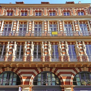 Maison en terre cuite de Virebent, Rue des Marchands à Toulouse 