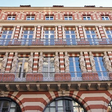 Maison en terre cuite de Virebent, Rue des Marchands à Toulouse 