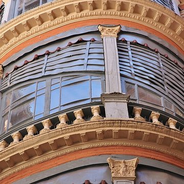 Maison en terre cuite de Virebent, Rue des Marchands à Toulouse 