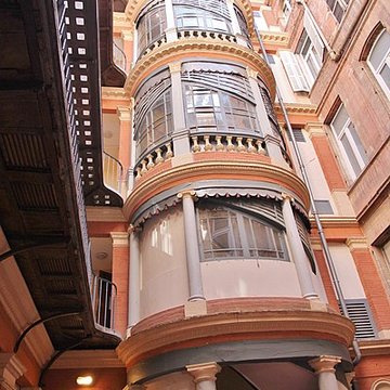Maison en terre cuite de Virebent, Rue des Marchands à Toulouse 