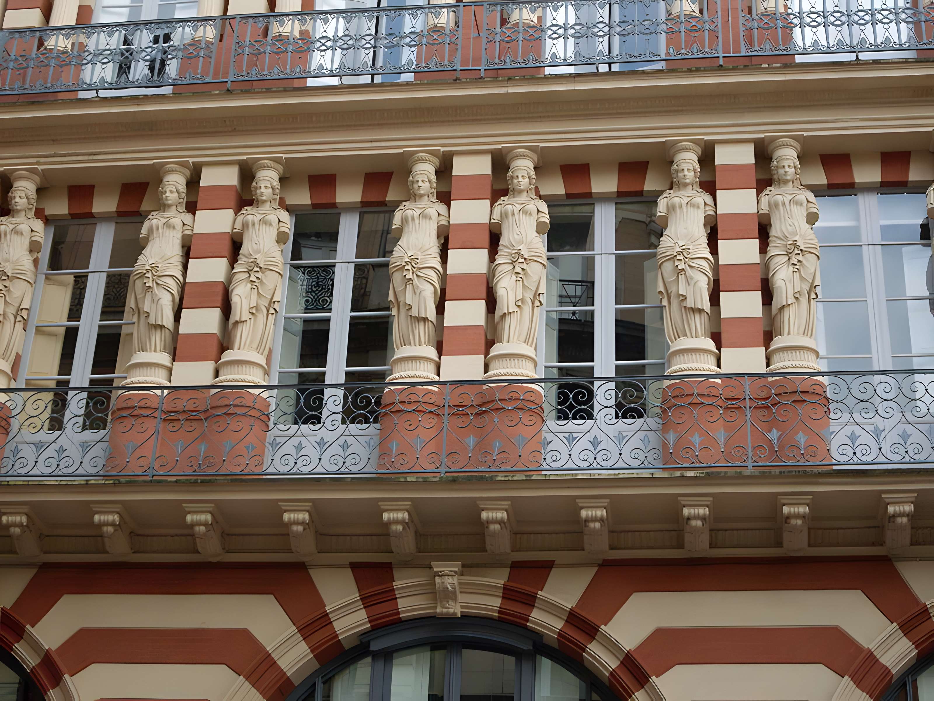 Maison en terre cuite de Virebent, Rue des Marchands à Toulouse 