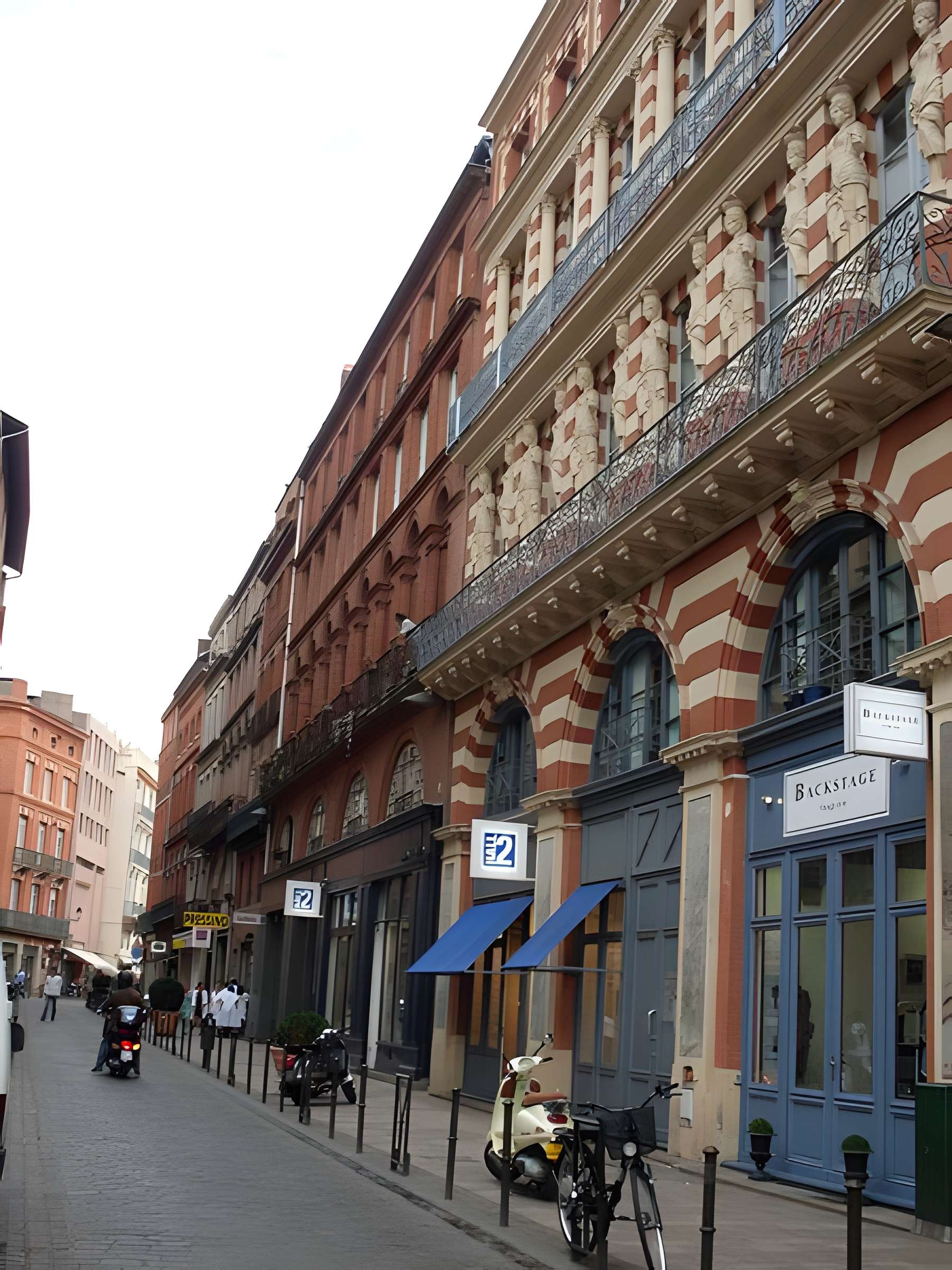 Maison en terre cuite de Virebent, Rue des Marchands à Toulouse 