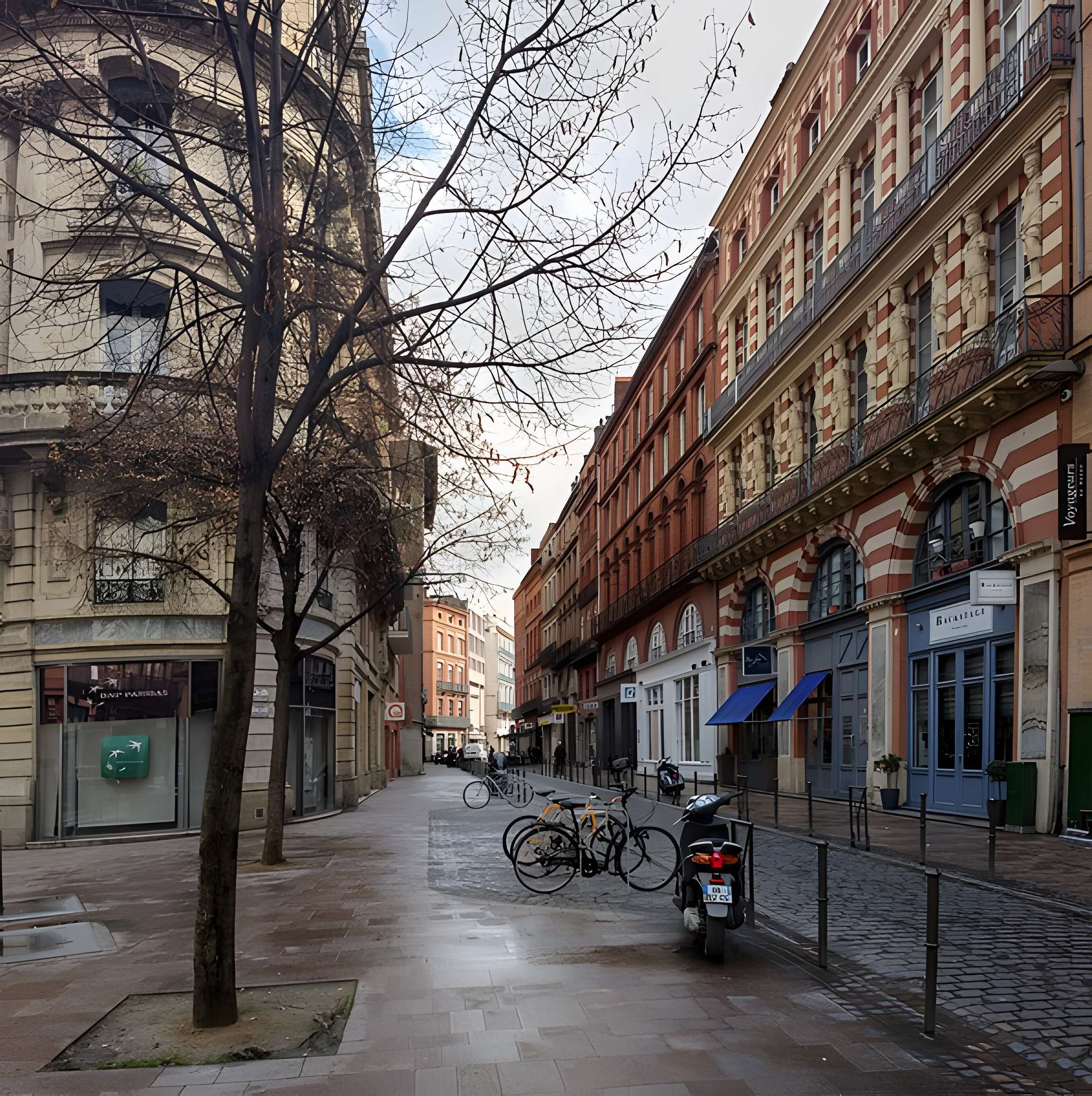 Maison en terre cuite de Virebent, Rue des Marchands à Toulouse 