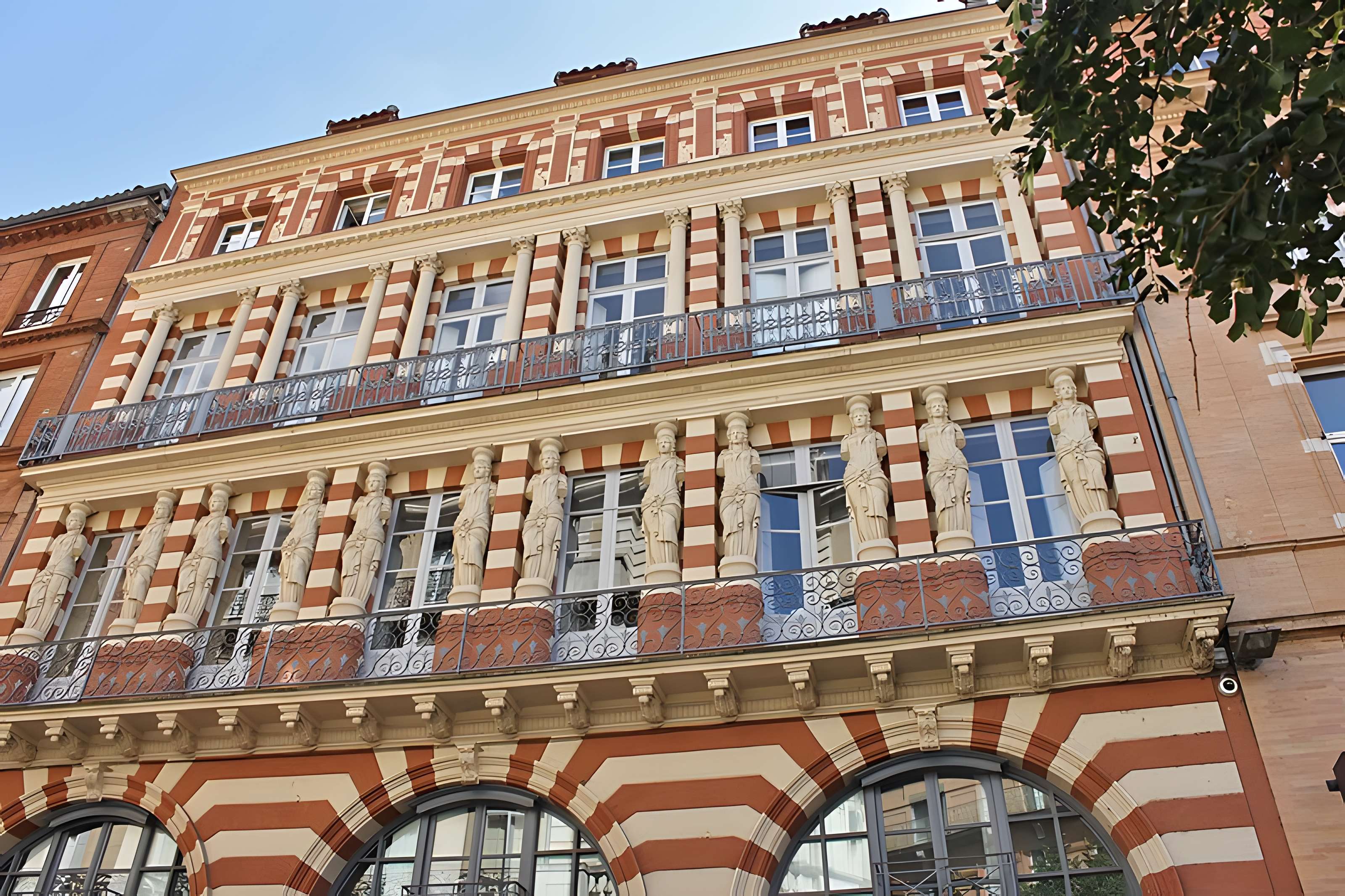 Maison en terre cuite de Virebent, Rue des Marchands à Toulouse 