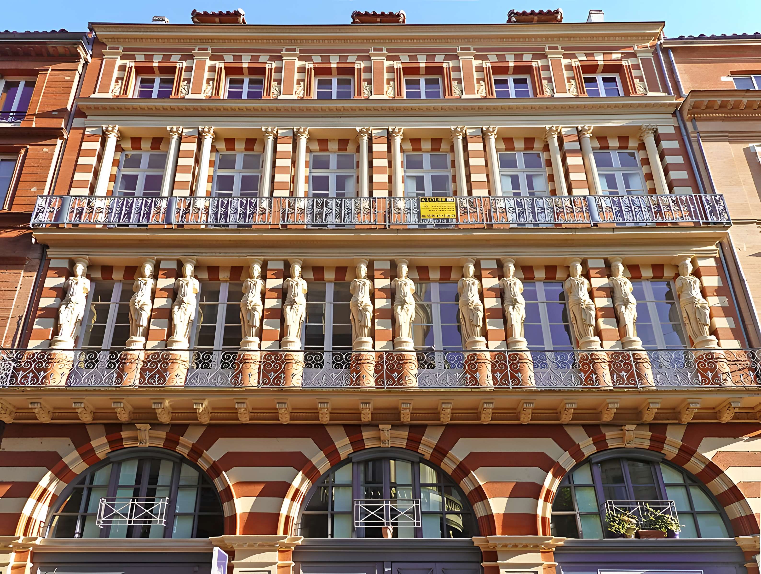 Maison en terre cuite de Virebent, Rue des Marchands à Toulouse 