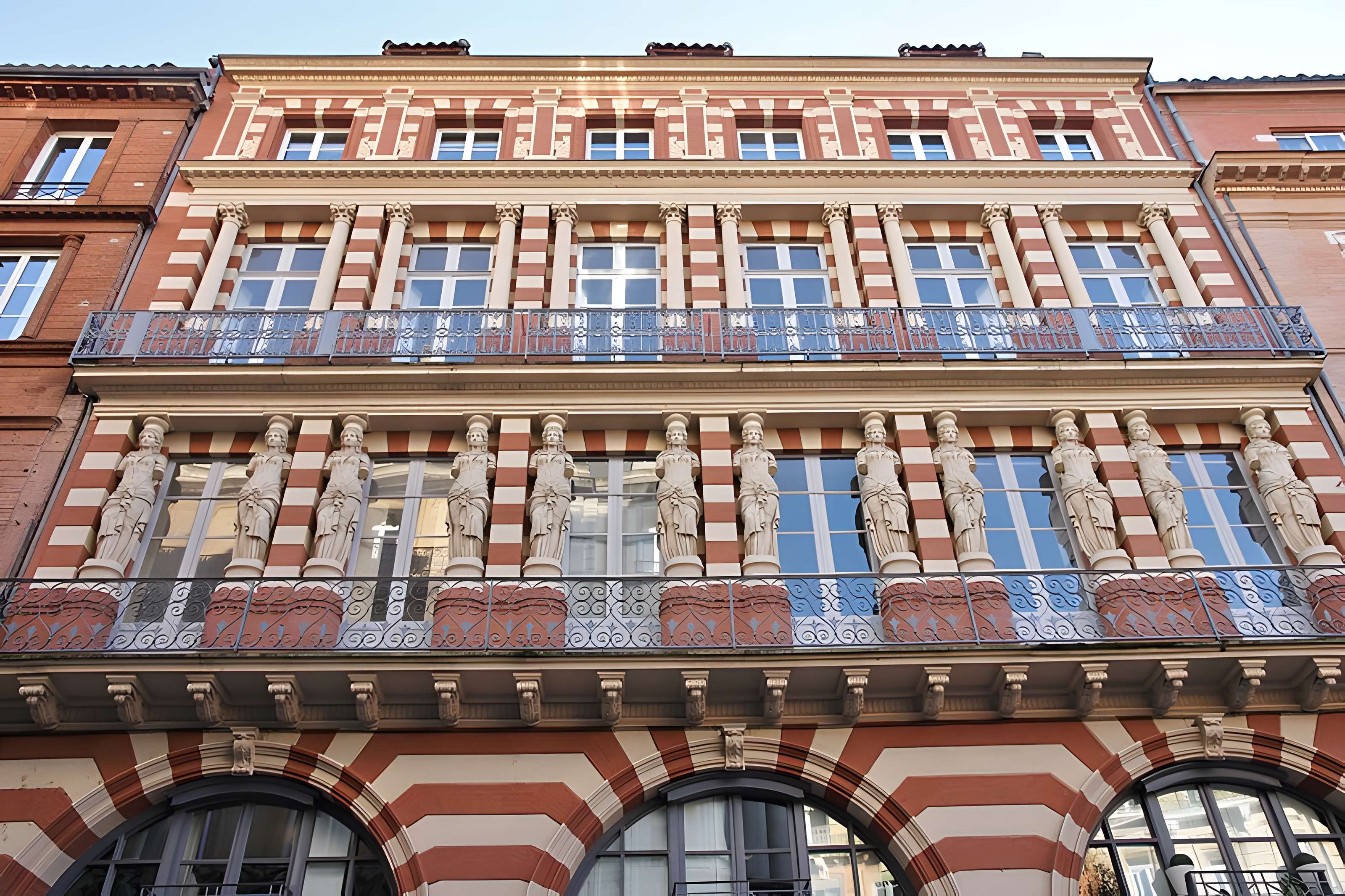 Maison en terre cuite de Virebent, Rue des Marchands à Toulouse 