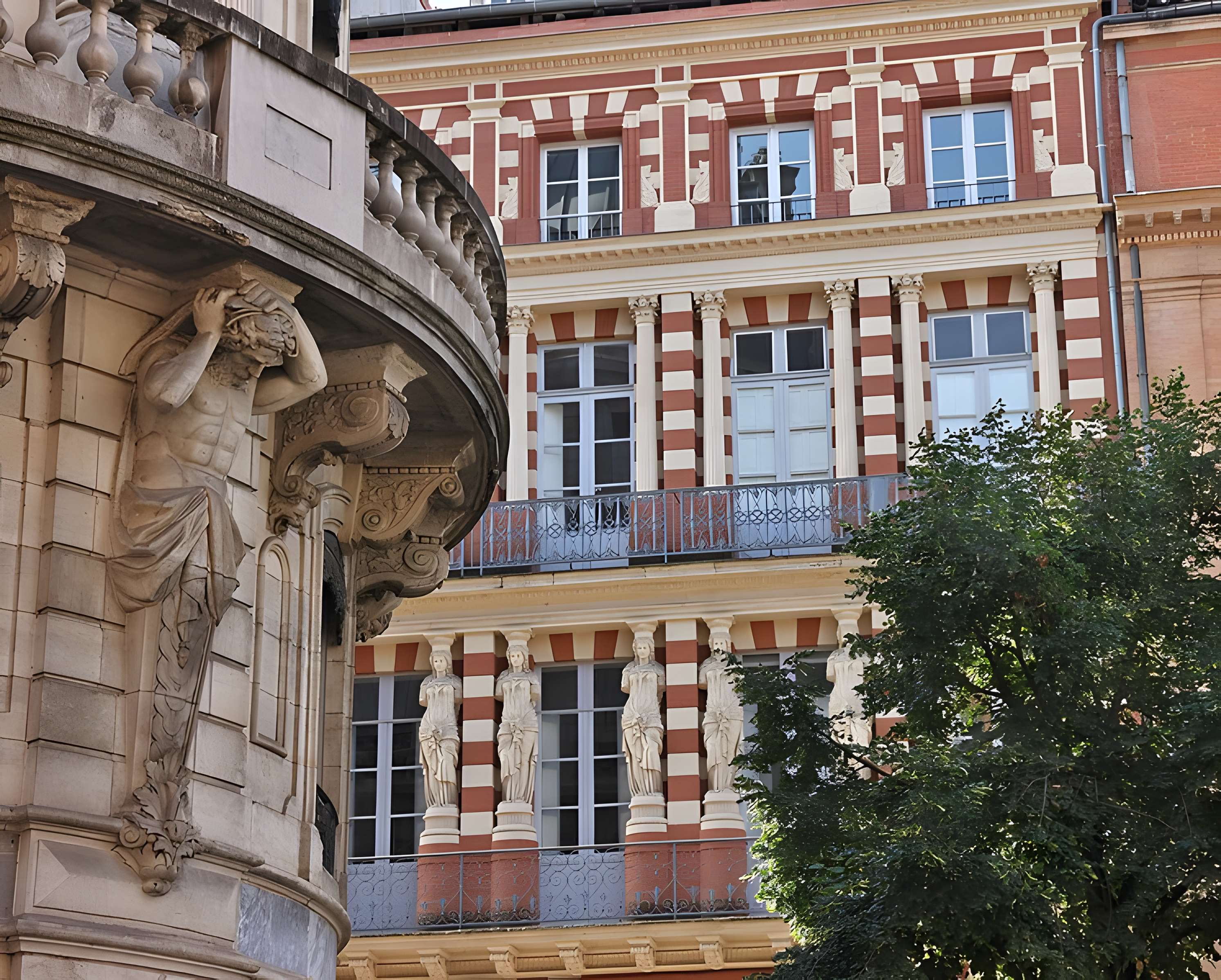 Maison en terre cuite de Virebent, Rue des Marchands à Toulouse 