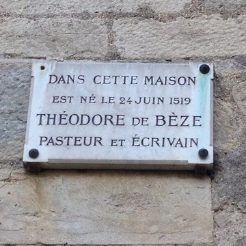 Maison natale de Théodore de Bèze à Vézelay