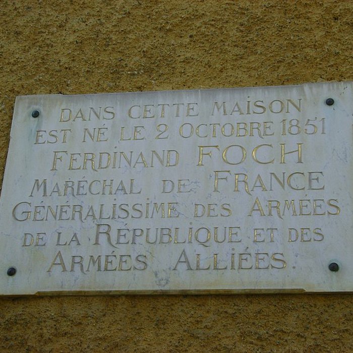 Photo de Maison natale du maréchal Foch à Tarbes