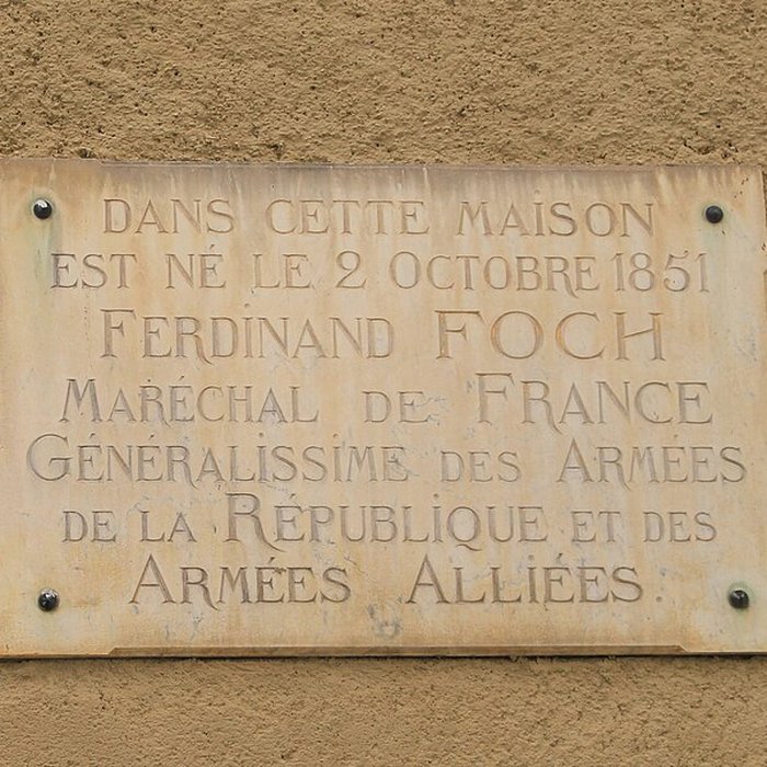 Photo de Maison natale du maréchal Foch à Tarbes