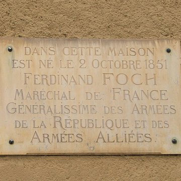 Maison natale du maréchal Foch à Tarbes