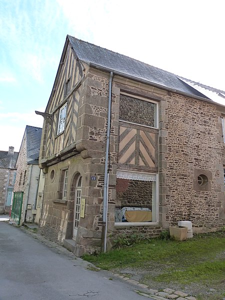 Maison, Rue de l'Église à Bazouges-la-Pérouse