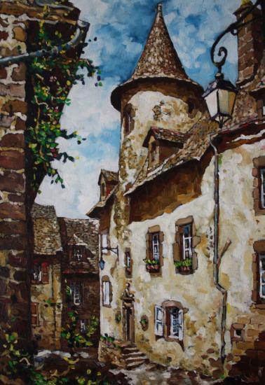 Maison, Rue de la Martille à Salers