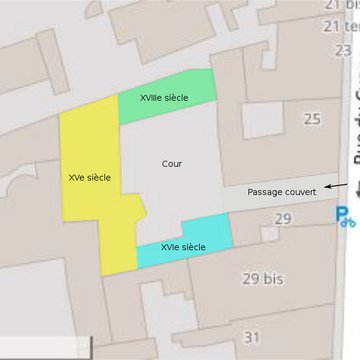 Maisons, Rue du Cygne à Tours