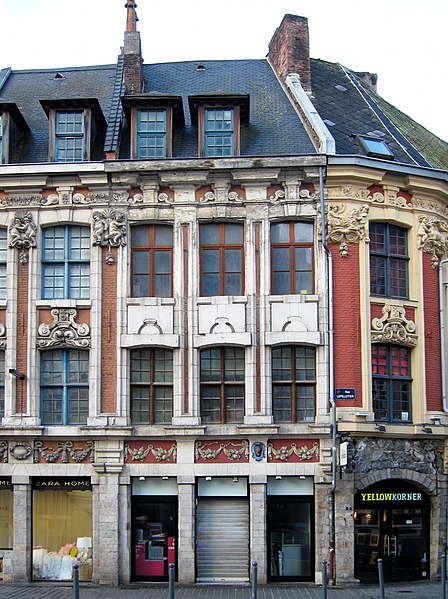 Maisons, Rue Lepelletier N°1 à 5 à Lille