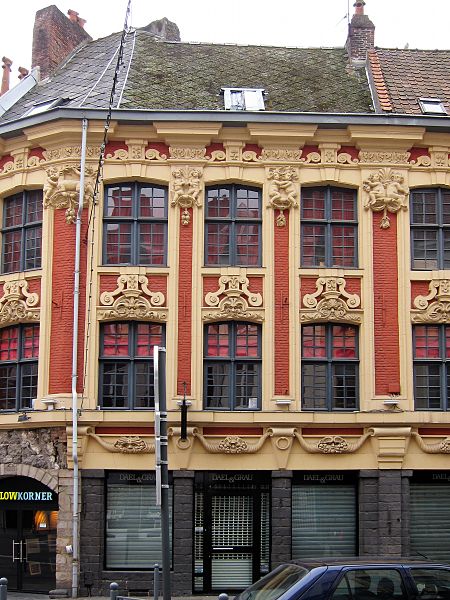 Maisons, Rue Lepelletier N°1 à 5 à Lille
