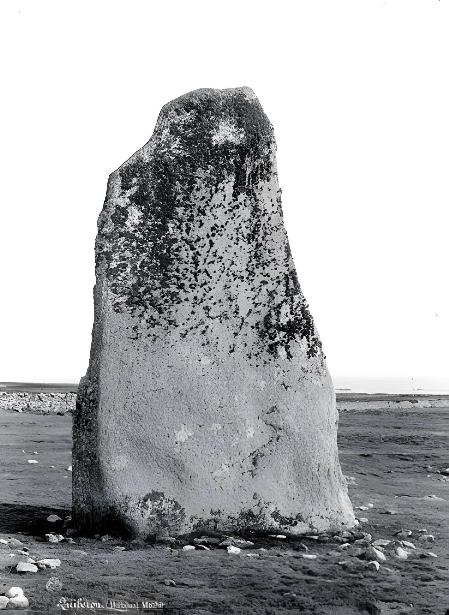 Menhir couché de Mané-Meur à Quiberon