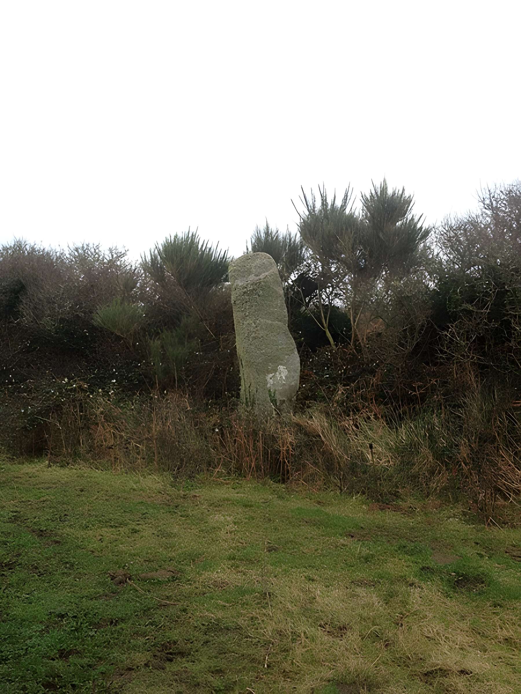 Menhir de Calès à Porspoder