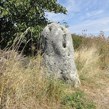 Menhir de Haute-Borne également sur communes de Cramant et Avizé