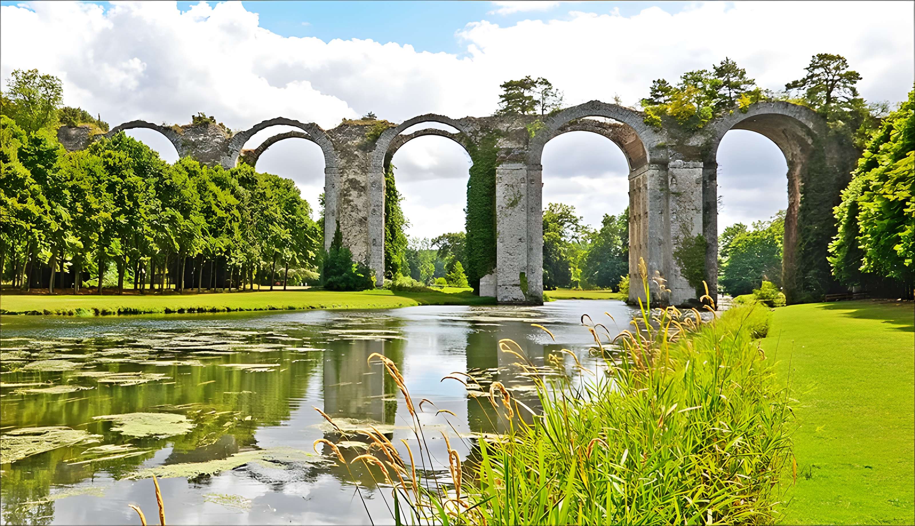 Ancien aqueduc de Pontgouin à Versailles (également sur communes de Maintenon et Pontgouin)