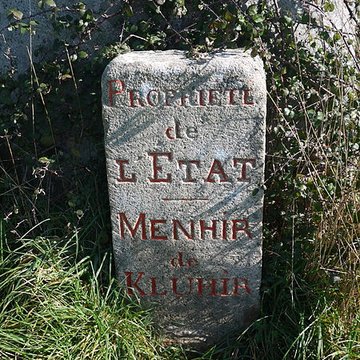 Menhir de Kerluhir à Carnac