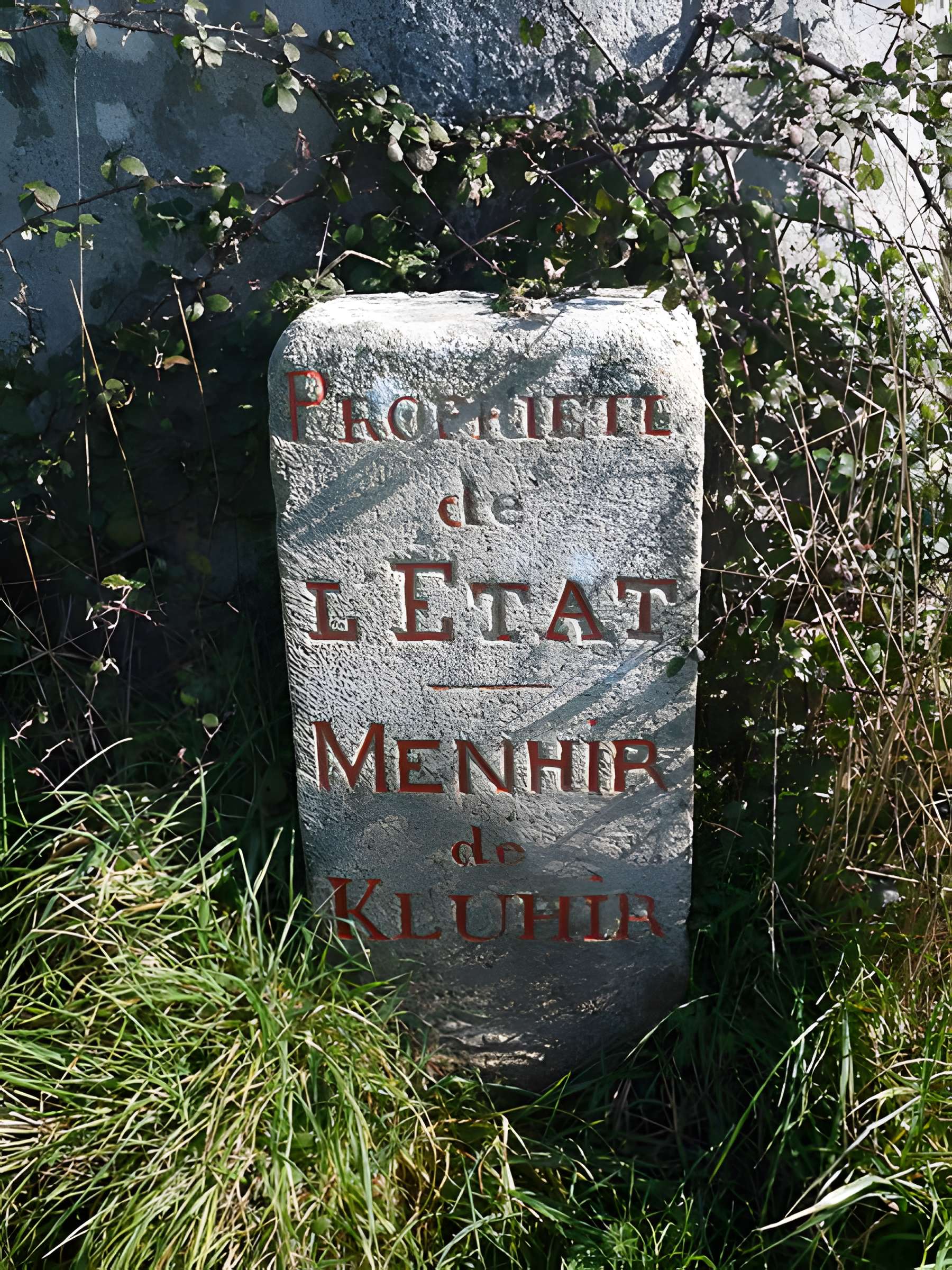 Menhir de Kerluhir à Carnac