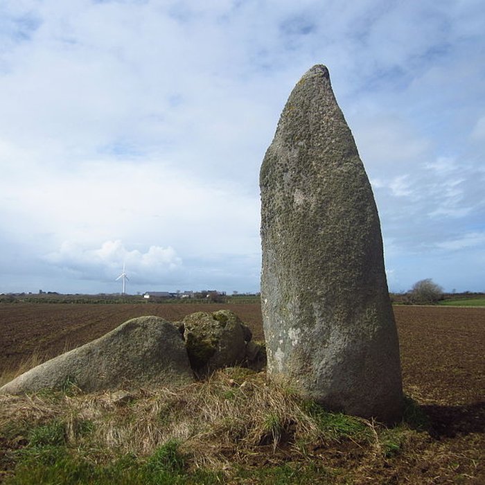 Photo de Menhir de Kervignen-Bras à Plouguin