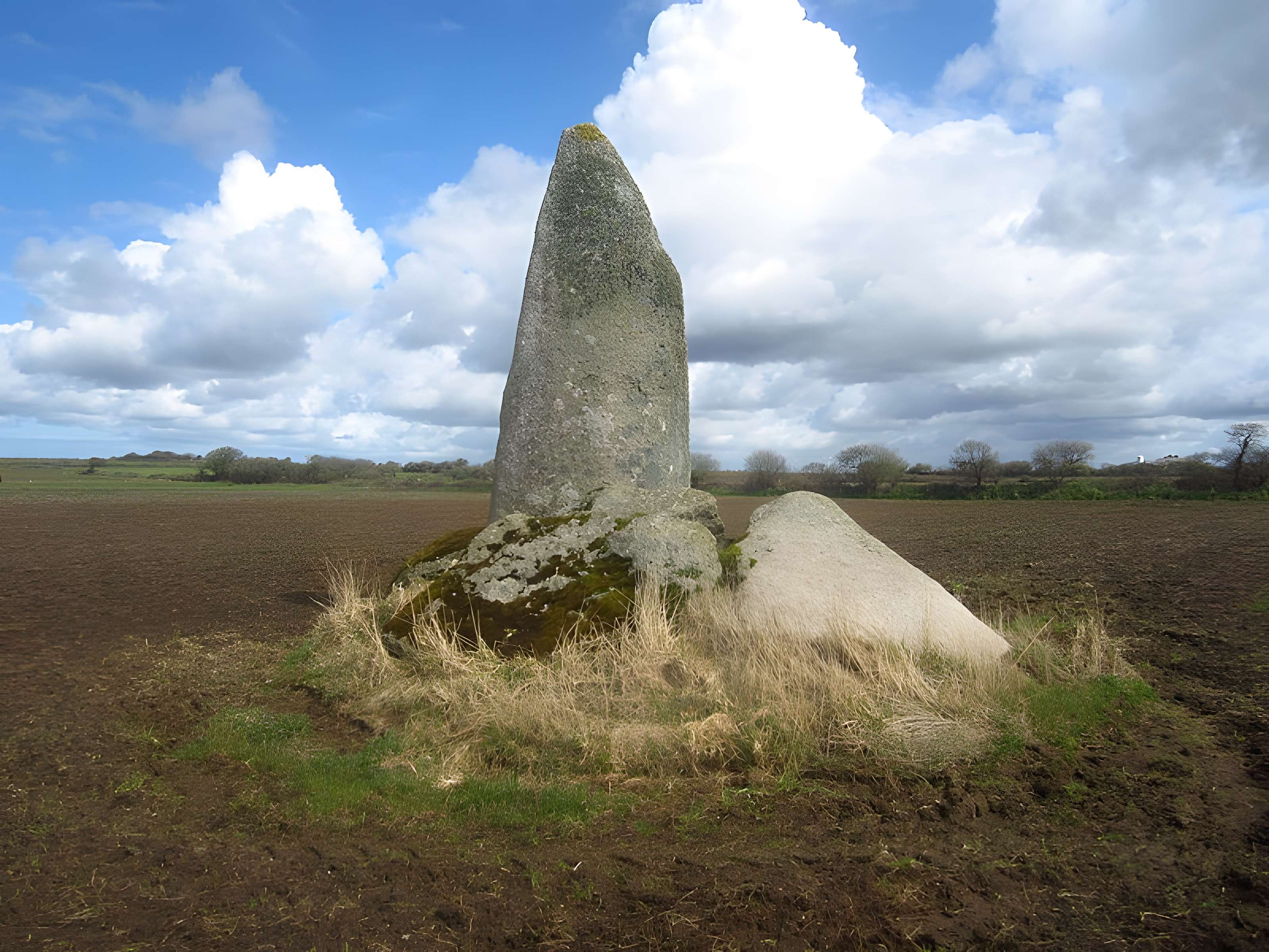 Menhir de Kervignen-Bras à Plouguin 