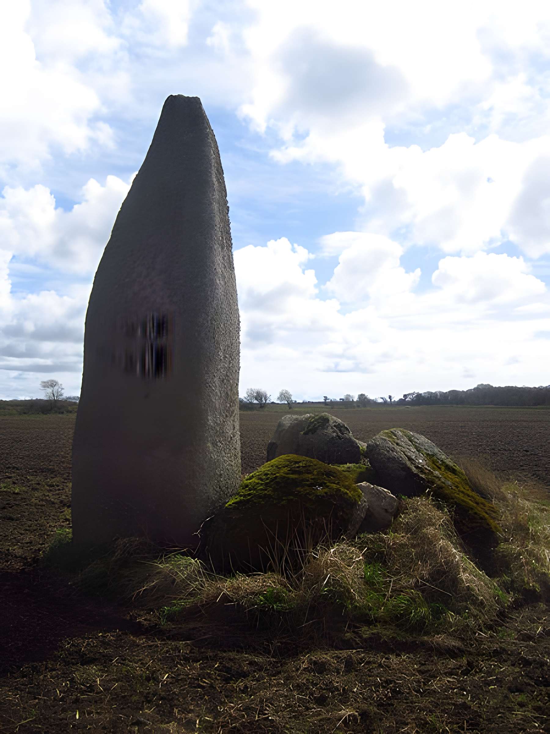 Menhir de Kervignen-Bras à Plouguin
