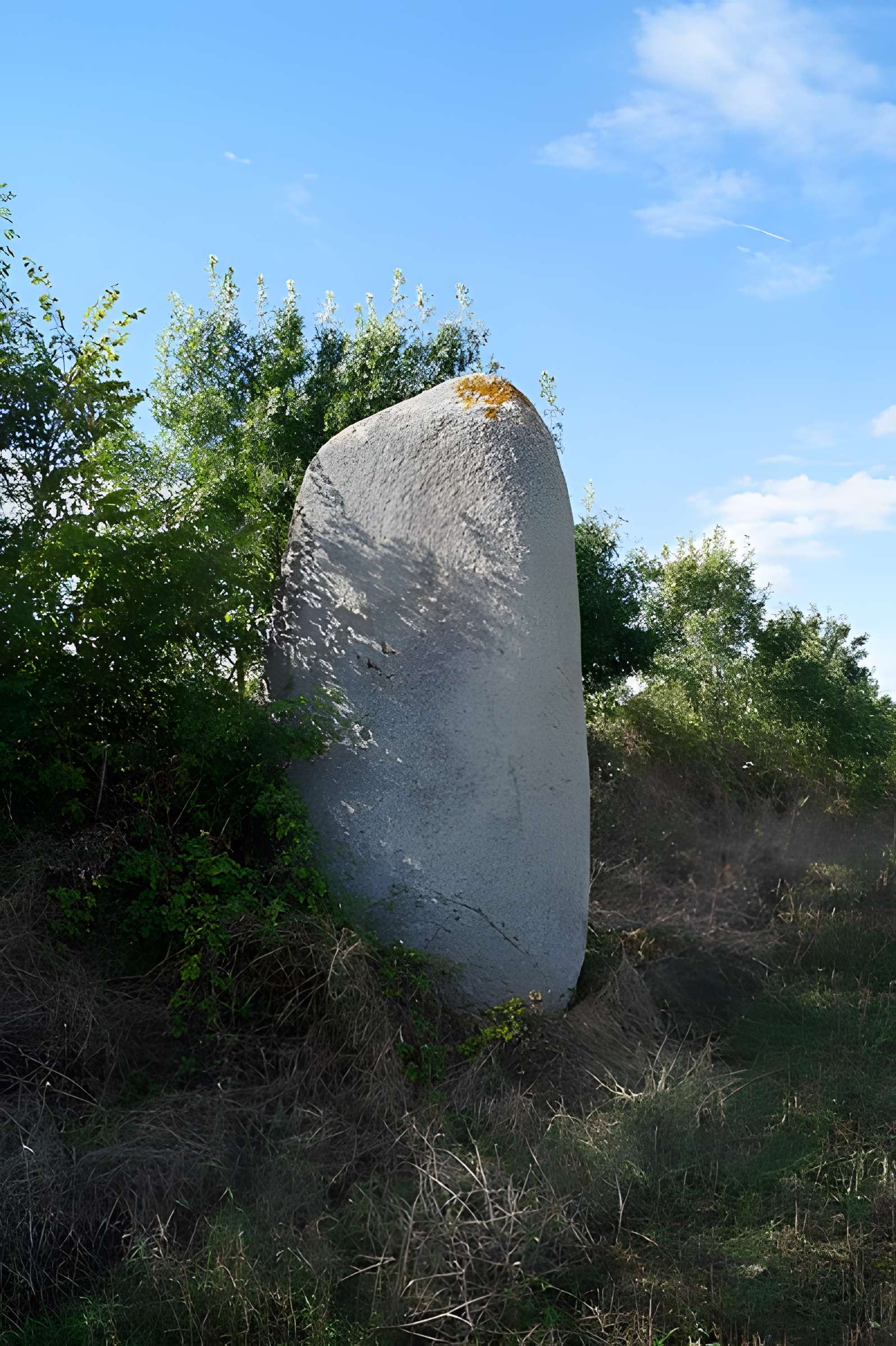 Menhir de la Chenillée à Saint-Vincent-sur-Graon