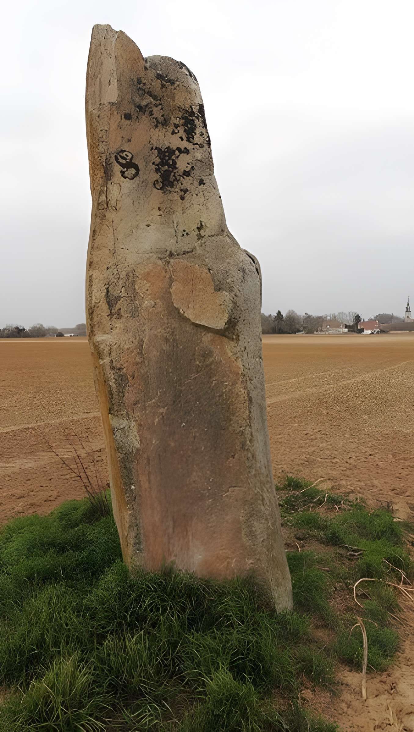 Menhir de la Croix Saint-Jacques à Tousson 