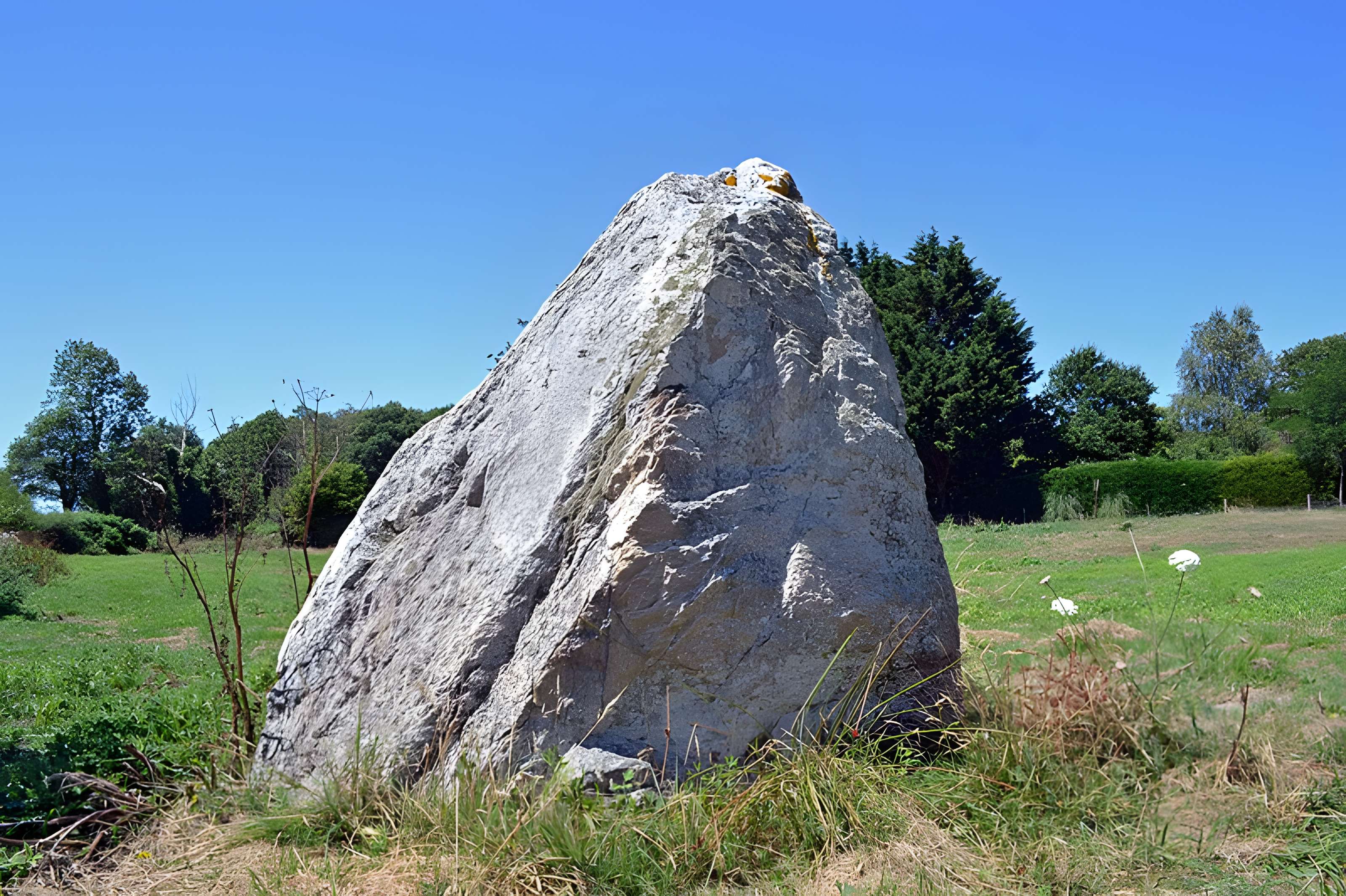 Menhir de la Crulière à Brem-sur-Mer
