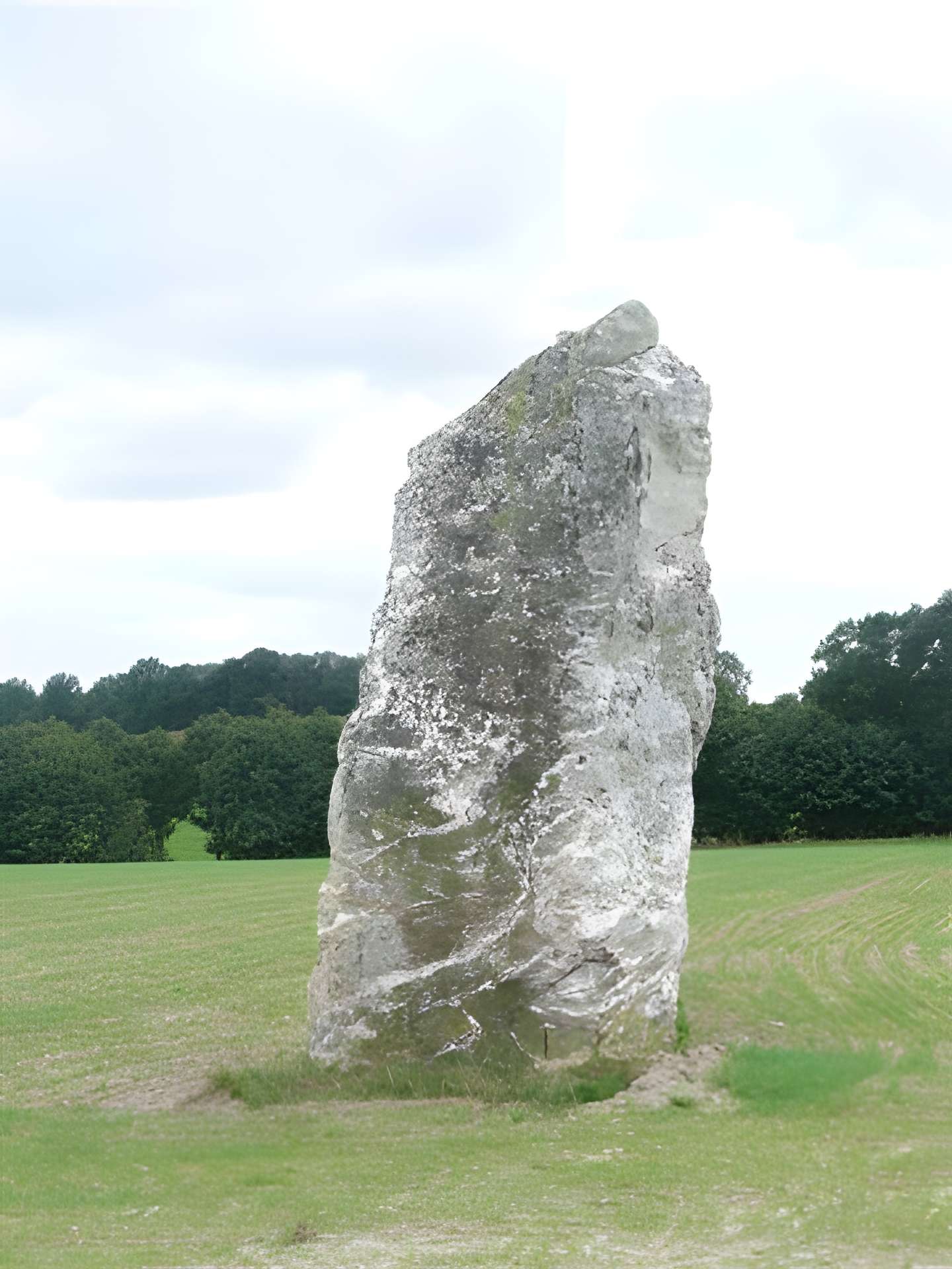 Menhir de la Haute-Pierre à Champeaux 