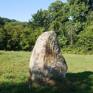 Menhir de la Petite Thébauderie à Saint-Thomas-de-Courceriers