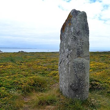 Menhir de la pointe dEr-Limouzen à Quiberon