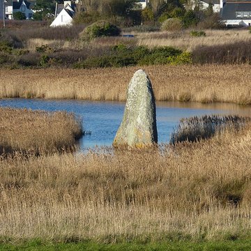 Menhir de Lehan à Treffiagat