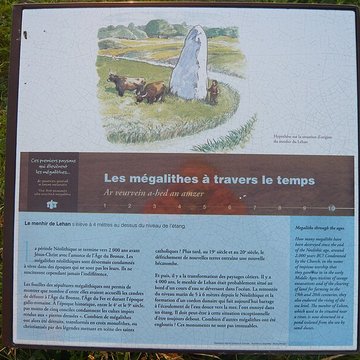 Menhir de Lehan à Treffiagat